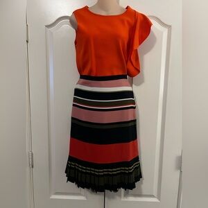 Ann Taylor skirt and top set. Size 10 skirt, size large shirt. Great condition
